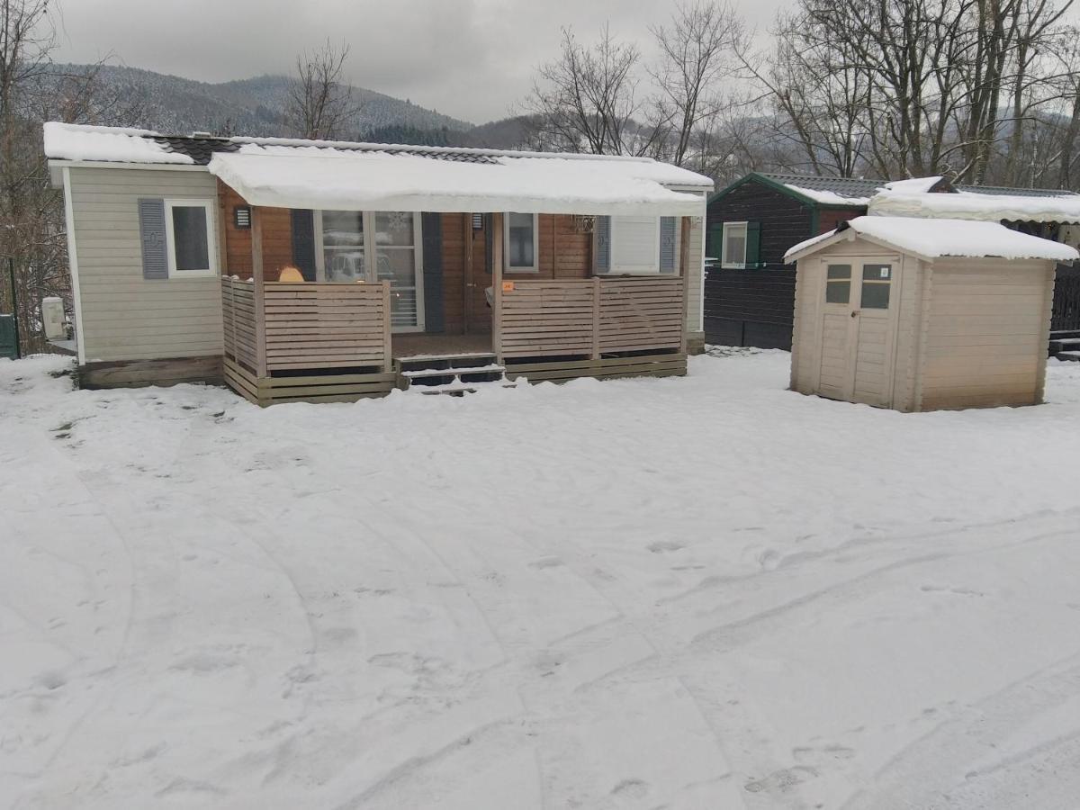 Grand Mobil Home 6 personnes climatisé avec 3 chambres et 2 salles de bains à Munster en Alsace Exterior foto